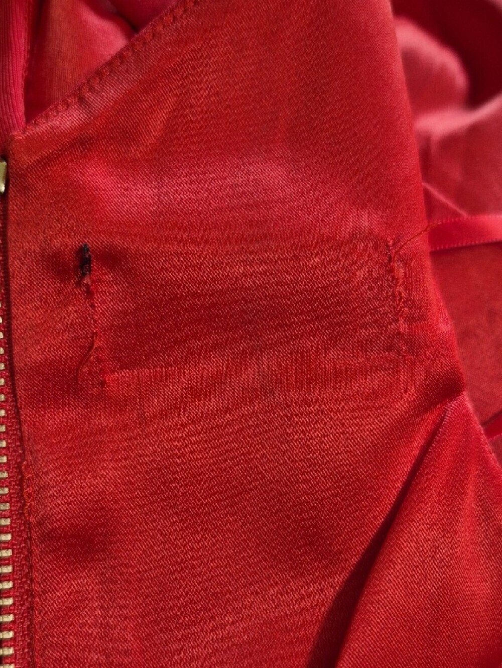 Red Cross-Strap Sheath Dress View 6